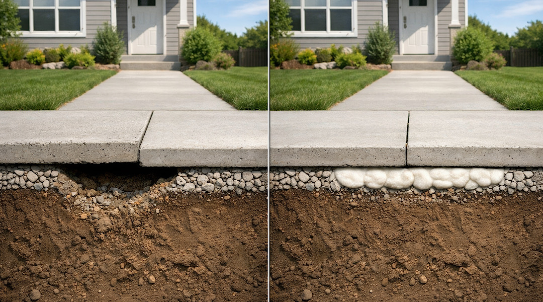 Concrete Lifting Vs. Replacement in Idaho
